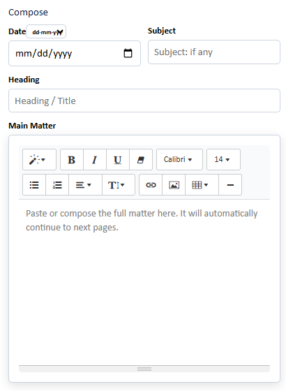 Professional letterhead layout guide